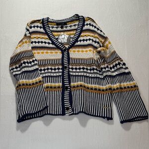 New with Tags Marc New York Striped Multicolor Women's Sweater